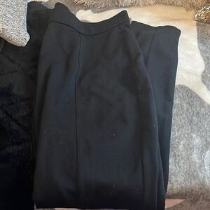Michael kors mk ponte pull on tailored pleated slacks/pants/leggings large